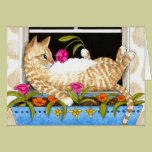 Cat 451 funny Greeting Card cards