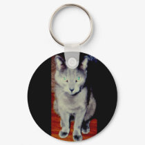Cat #6 Keychain by dtp455 Cat #6 Keychain