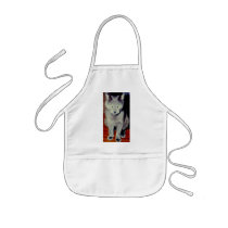 Cat #6 ,Kids Apron by dtp455 Cat #6 ,Kids Apron