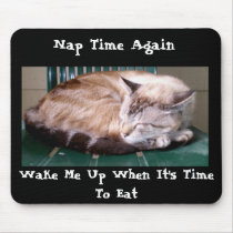 Cat 7, Nap Time Again, Mousepad by dtp455 Cat 7, Nap Time Again, Mousepad
