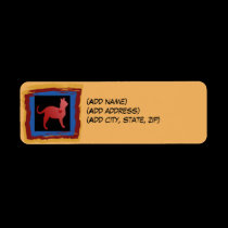 Cat Address Label