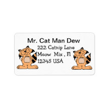 Cat Address Label