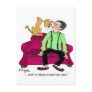 Cat Allergic To Bad Hair Day Postcard
