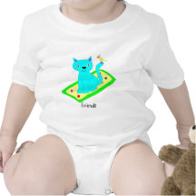 Cat and Bird T-shirt