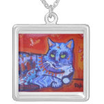 Cat and Butterflies Custom Jewelry