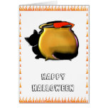 Cat and Cauldron-greeting caRD