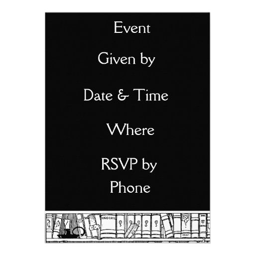 Cat and Dog Book Club Invite
