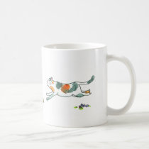 Cat and Dog Chase mug mugs
