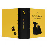 Cat and Dog Pets binder