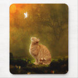 Cat And Fairy Mousepad