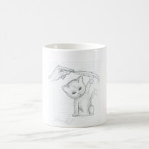 Cat And Feather mugs