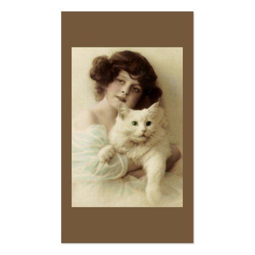 Cat and Lady PURRfect Beauty Business Card