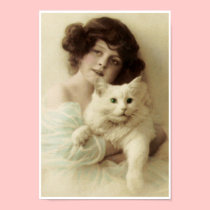 Cat and Lady PURRfect Beauty Print