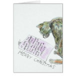 Cat and Mouse Holiday Card