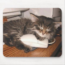 Cat and Mouse mousepads by clarachandler Cat and Mouse mousepads