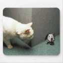 Cat and Mouse mousepads by Photoshoppix Cat and Mouse mousepads