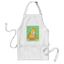 CAT and spaghetti Apron