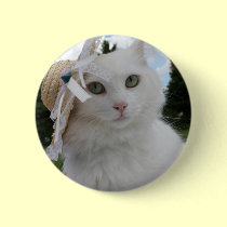 Cat and the Hat buttons by JCatGarden Cat and the Hat buttons