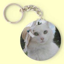 Cat and the Hat keychains