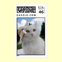 Cat and the Hat postage by JCatGarden Cat and the Hat postage