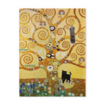 Cat and Tree of Life Post Card
