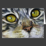 Cat Art - Blink Card