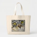 Cat Art - Blink Tote Bags