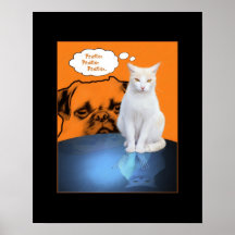CAT ART POSTER PRINT