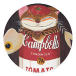 cat art - tomato-based catfish soup sticker