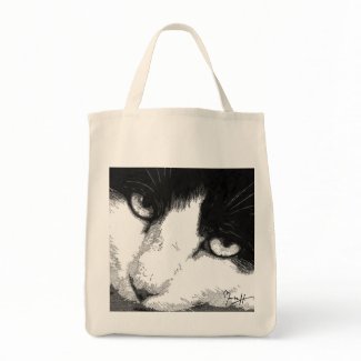 Cat Art Tote Bag bag