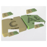 Cat as C Carbon and At Astatine Customized Letterhead