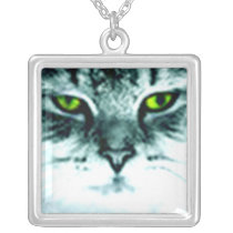 Cat Beautiful Green Eyes necklaces