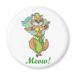 Cat Belly Dancer magnets