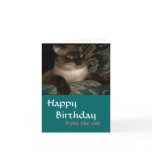 Cat Birthday Card