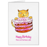 Cat Birthday Card
