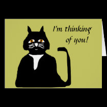 Cat Blank Card by MarciaCox Cat Blank Card