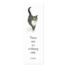 Cat Bookmark Business Card