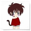 Cat Boy Poster posters