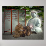 Cat-Buddha nature posters