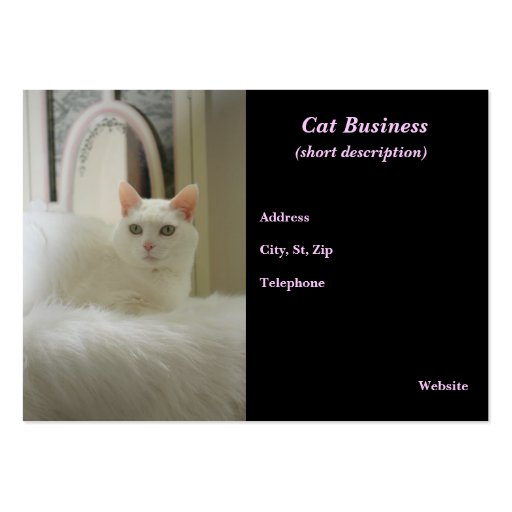 Cat Business Card (front side)