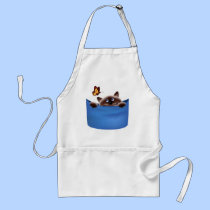 Cat & Butterfly aprons