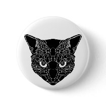 Cat Button . Pinky