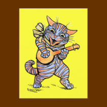 Cat by Louis Wain postcards