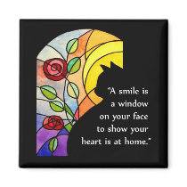 Cat by Window - Magnet by gabycat Cat by Window - Magnet