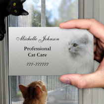 Cat Care Business Card