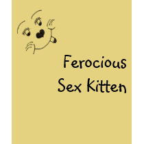 Cat Cartoon, Ferocious Sex Kitten, t-shirts, by weddingplanner21 Cat Cartoon, Ferocious Sex Kitten, t-shirts,