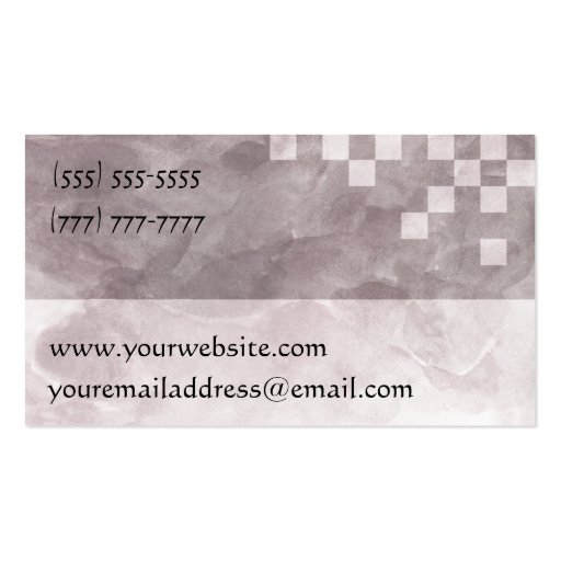 Cat Chess Business Card (back side)