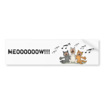 Cat Choir bumper stickers
