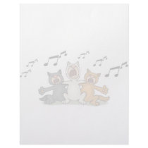 Cat Choir Letterhead Design