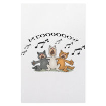 Cat Choir Custom Stationery